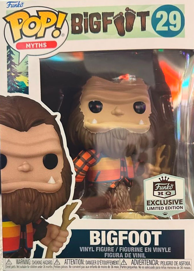 Funko Pop! BIGFOOT purchases #16 Flocked & #28 BLACKLIGHT HQ EXCLUSIVE — ships today