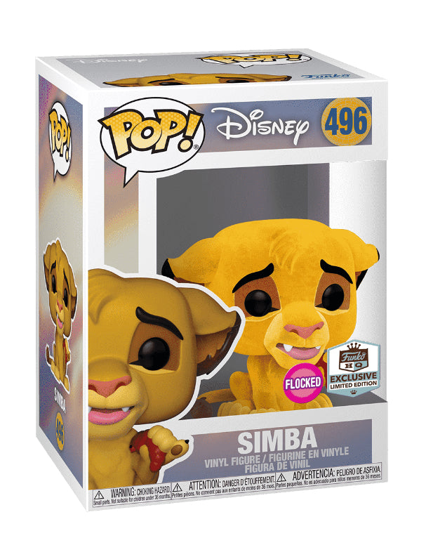 496-Simba-Disney-Funko HQ Exclusive-Flocked