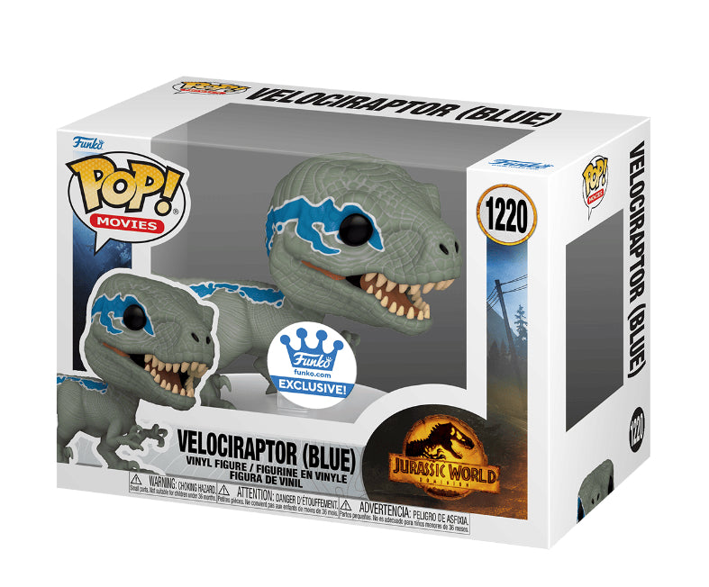 1220-Velociraptor (Blue)-Funko Exclusive