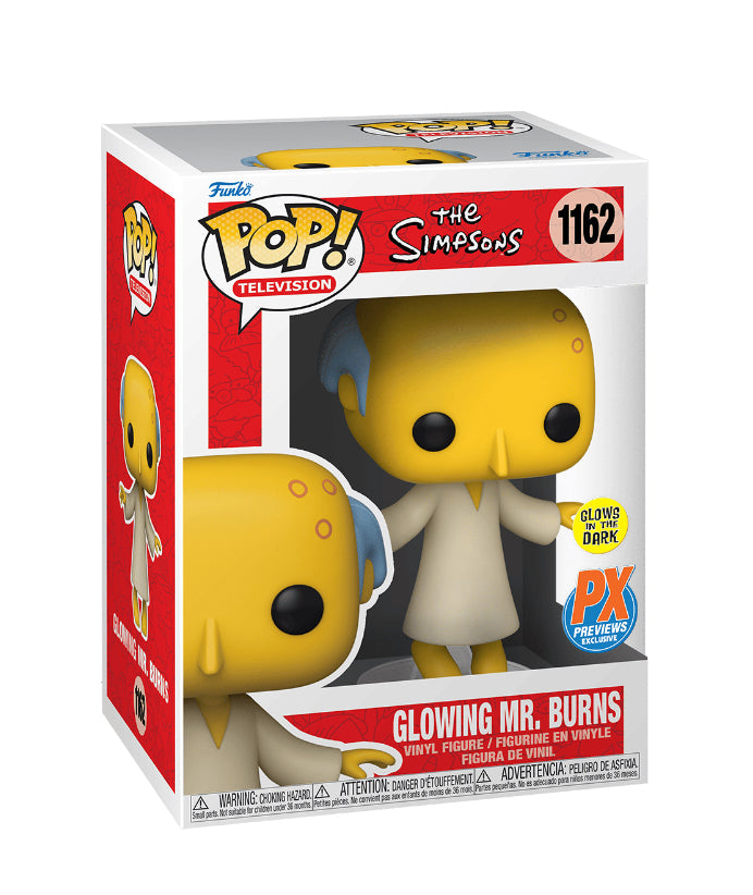 1162-Glowing Mr. Burns-Previews Exclusive-Glows in the Dark