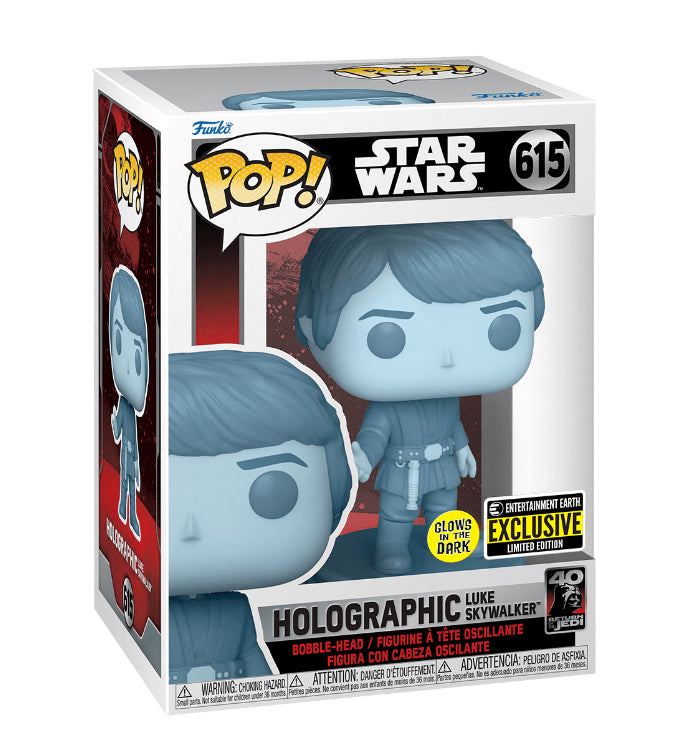 615-Holographic Luke Skywalker-Entertainment Earth Exclusive