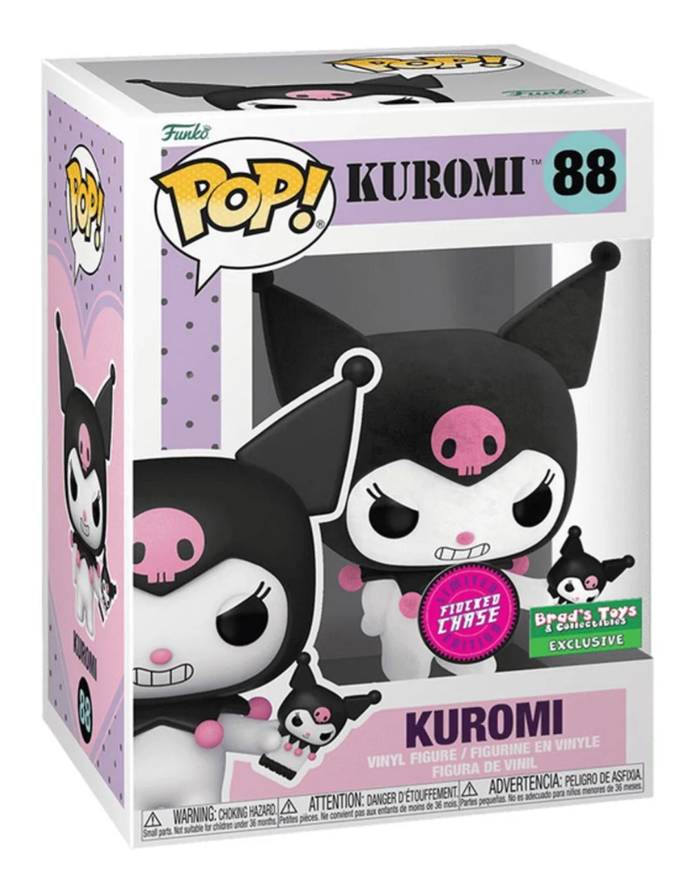 Sanrio Kuromi with Phone Flocked Chase