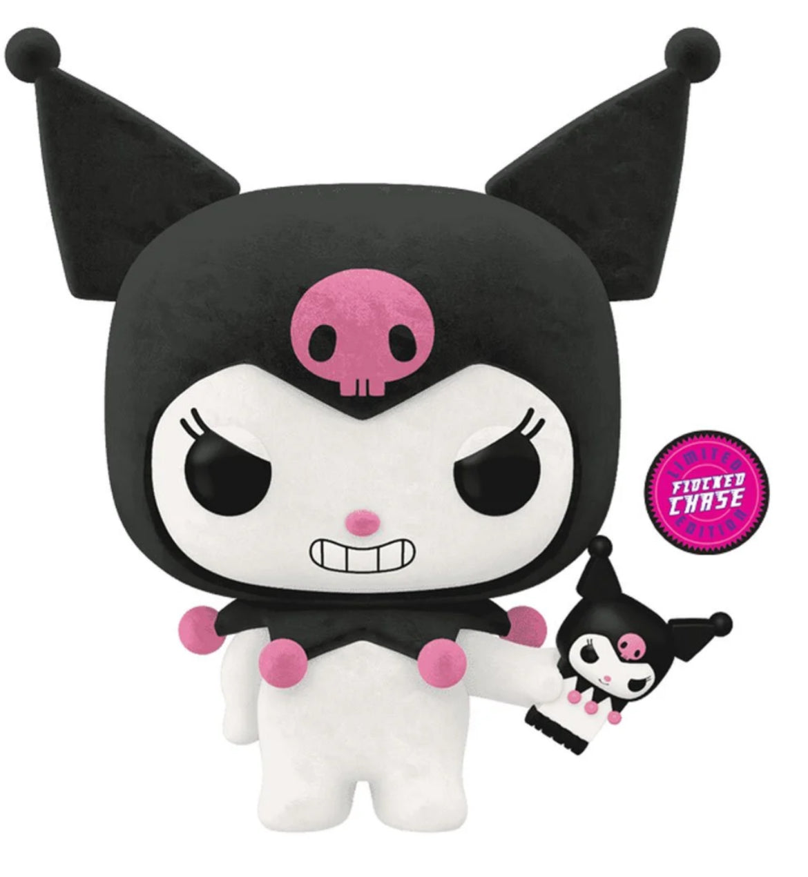 Sanrio Kuromi with Phone Flocked Chase